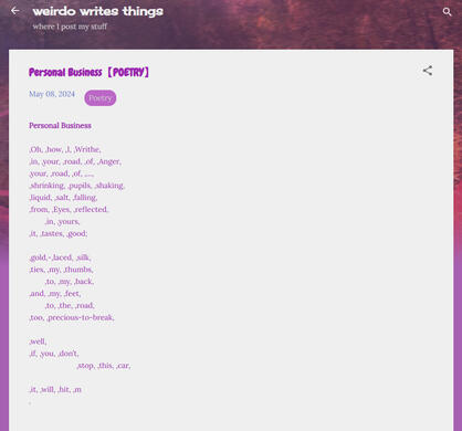 Personal Business Personal Business